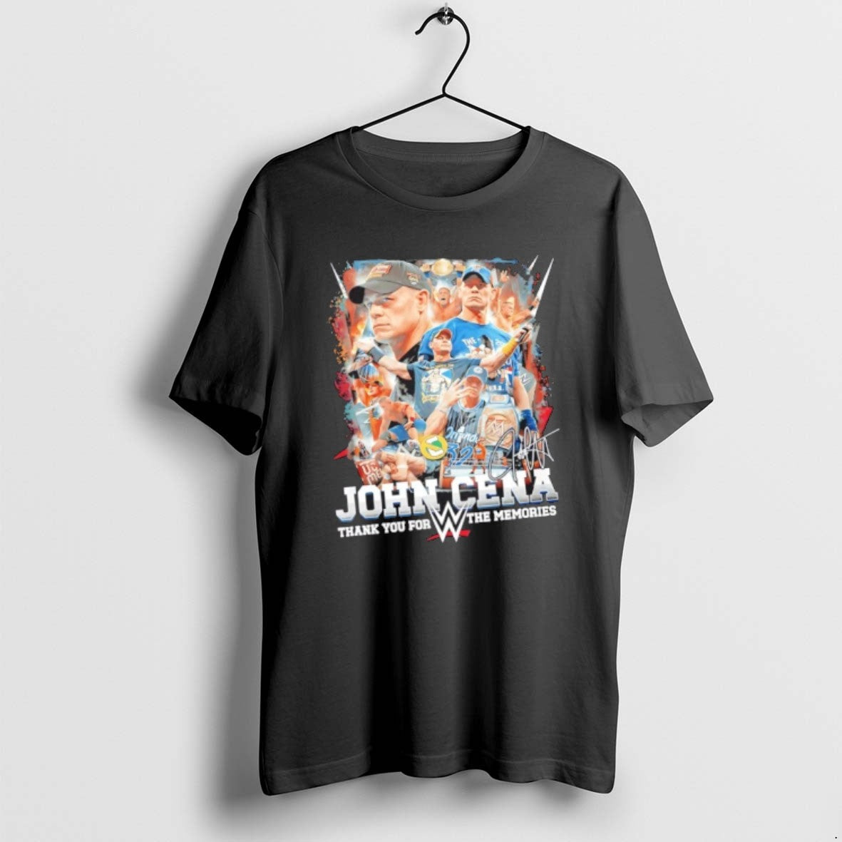 Official John Cena Thank You Memories Signature T-Shirts, Hoodie, Sweatshirt