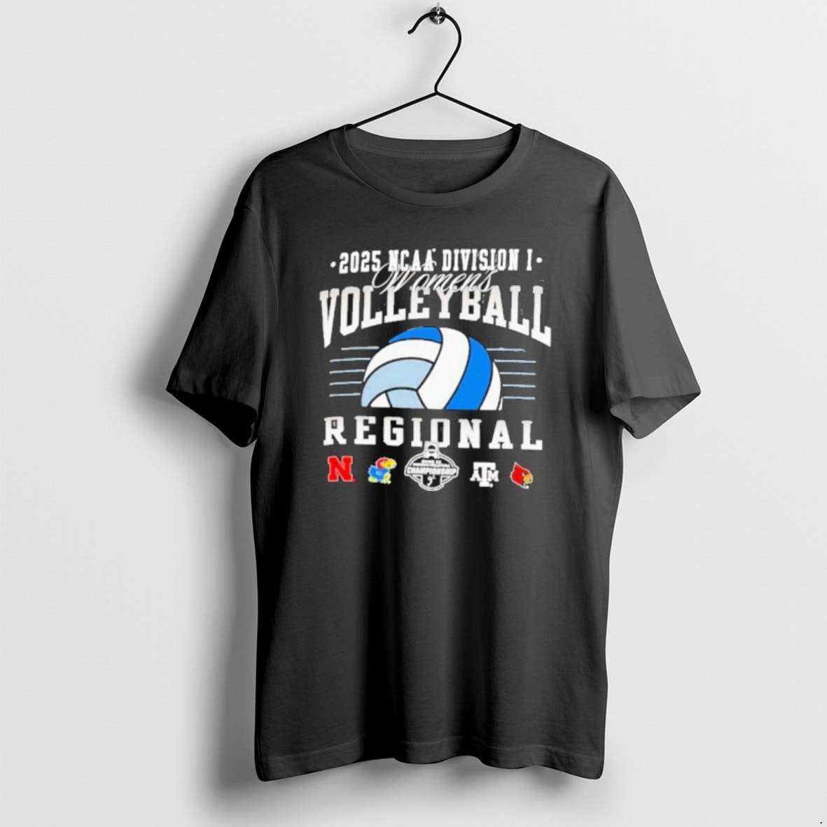 Official Ncaa Di Volleyball Regional 2025 Nebraska Kansas Texas Am Louisville T-Shirts, Hoodie, Sweatshirt