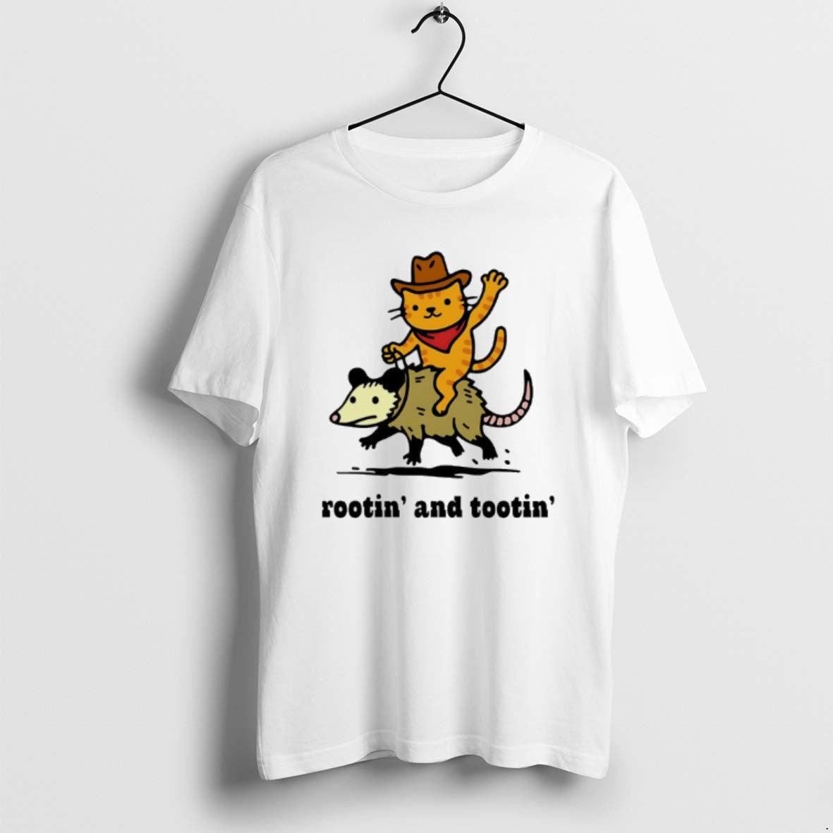Official Rootin Tootin Cat Cowboy Rat T-Shirts, Hoodie, Sweatshirt