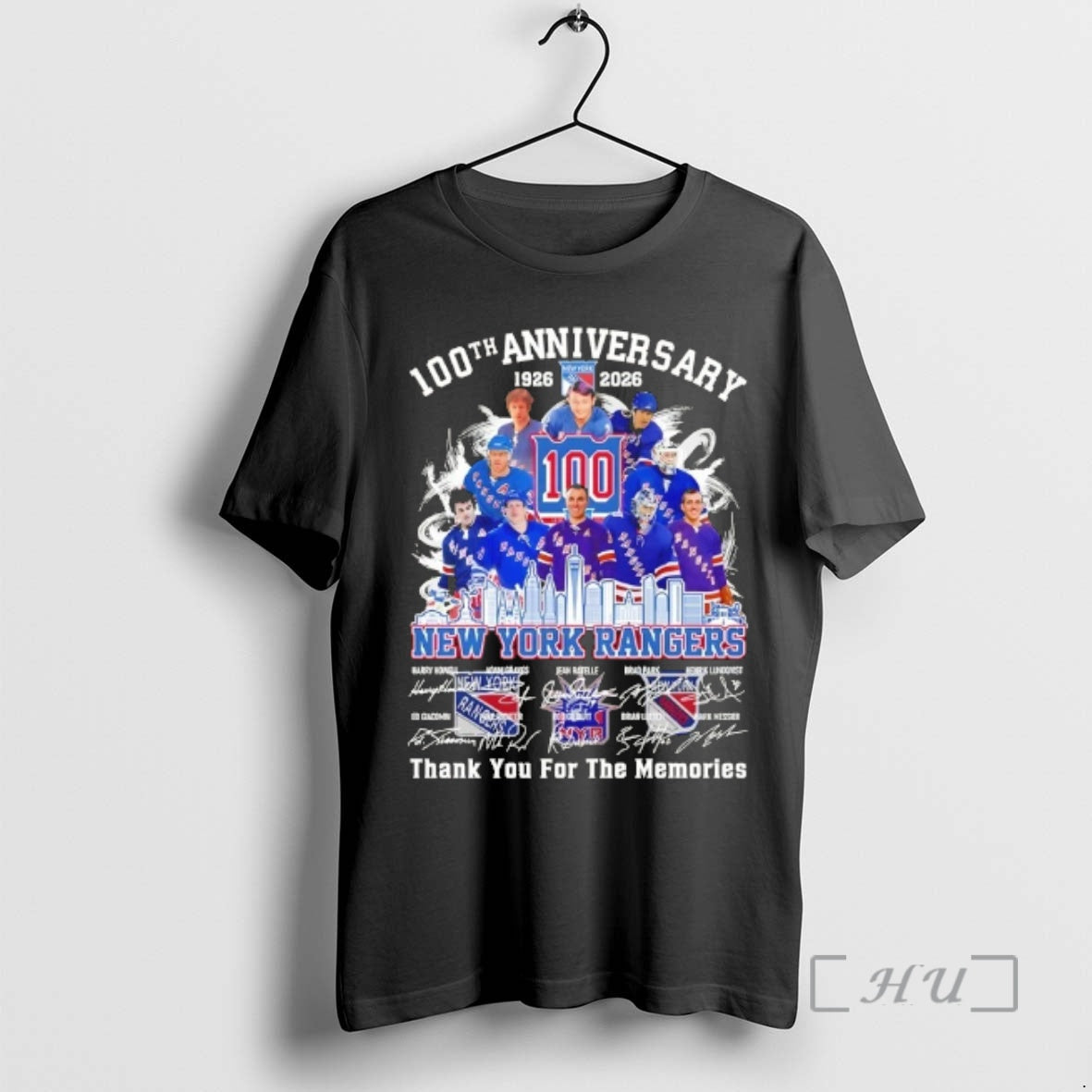 Officials 100th Anniversary 1926 2026 New York Rangers Harry Howell Legends Thank You T-Shirts, Hoodie, Sweatshirt