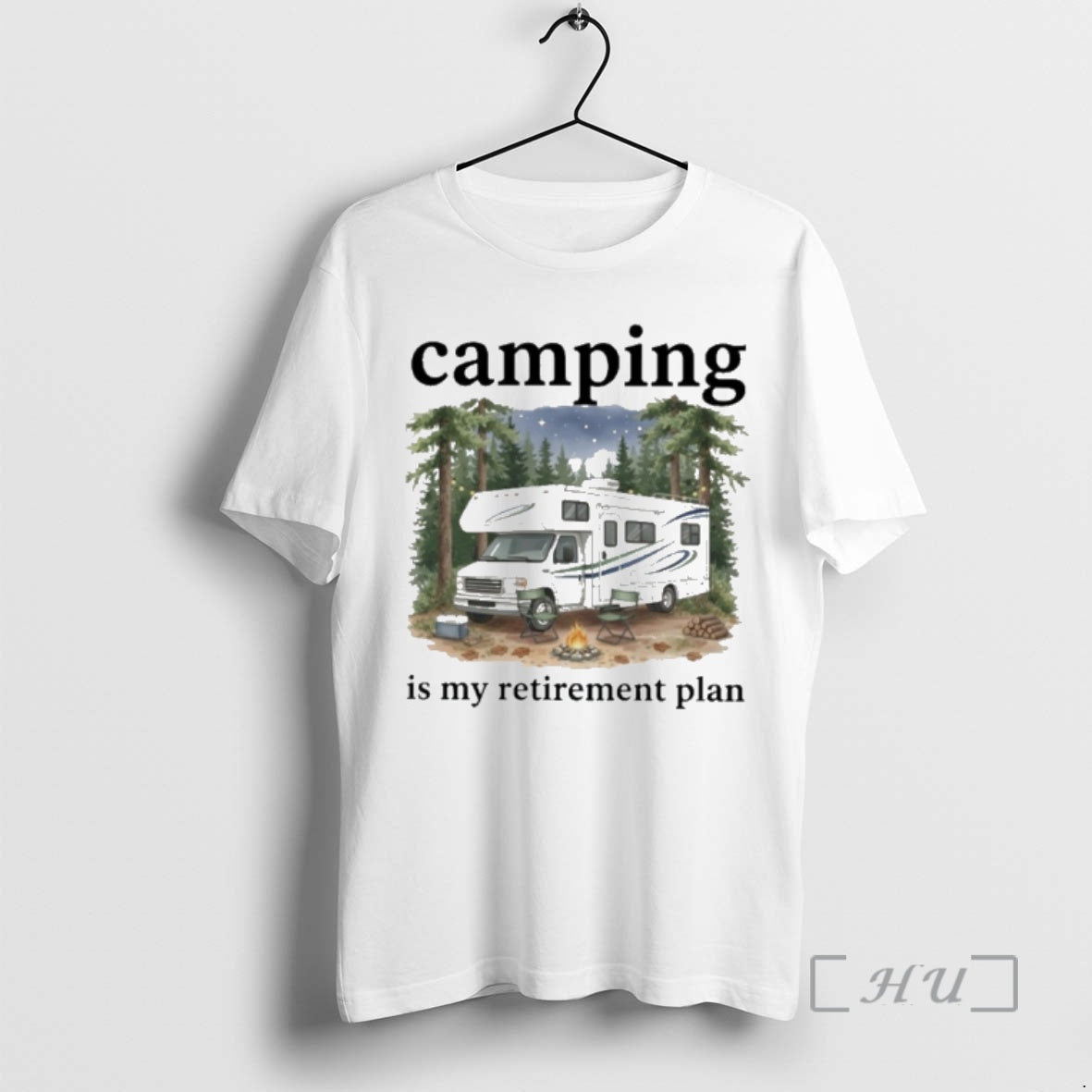 Officials Camping Is My Retirement Plan Rv Car Forest 2026 T-Shirts, Hoodie, Sweatshirt