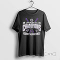 Officials Hobart Hurricanes Wbbl Champions Logo Double Sided T-Shirts, Hoodie, Sweatshirt
