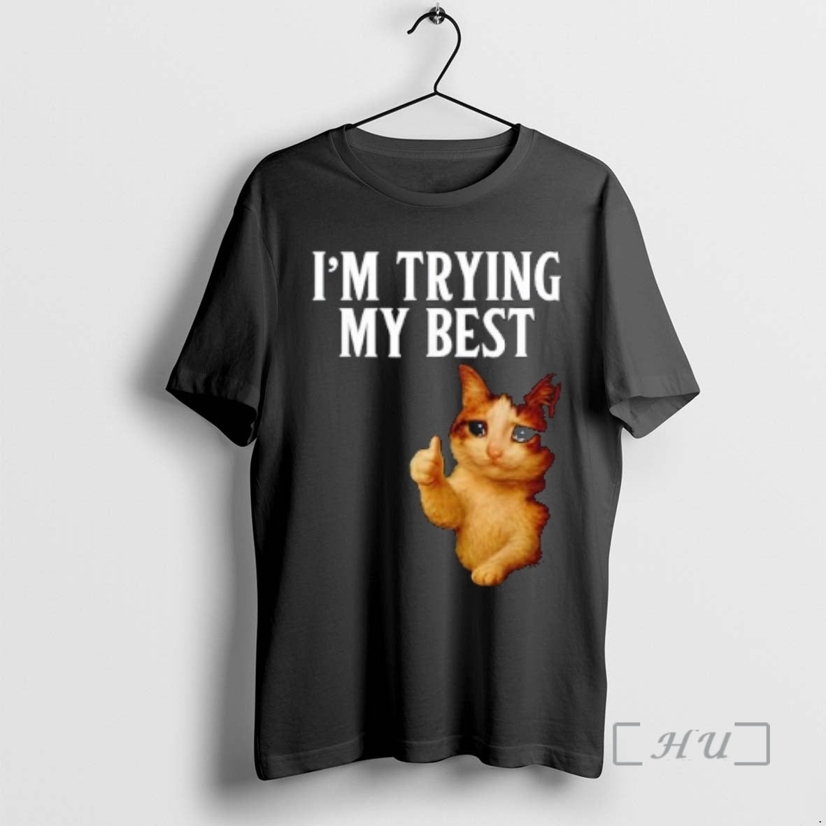 Officials Im Trying My Best Crying Cat Meme Funny T-Shirts, Hoodie, Sweatshirt