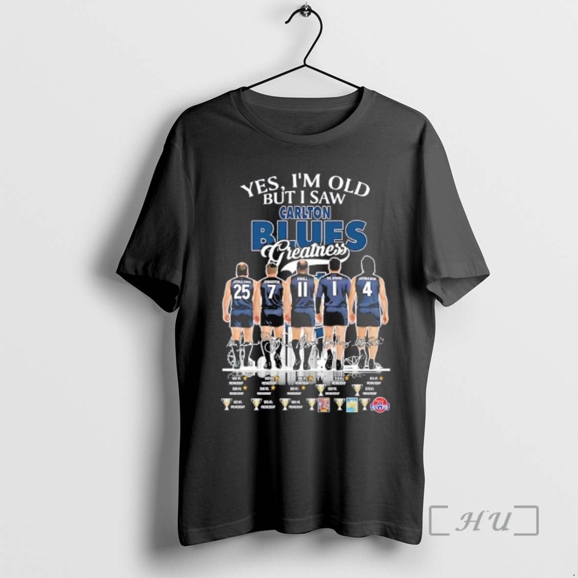 Officials Jesaulenko Legends Yes Im Old But I Saw Carlton Blues Greatness Skyline Signatures T-Shirts, Hoodie, Sweatshirt