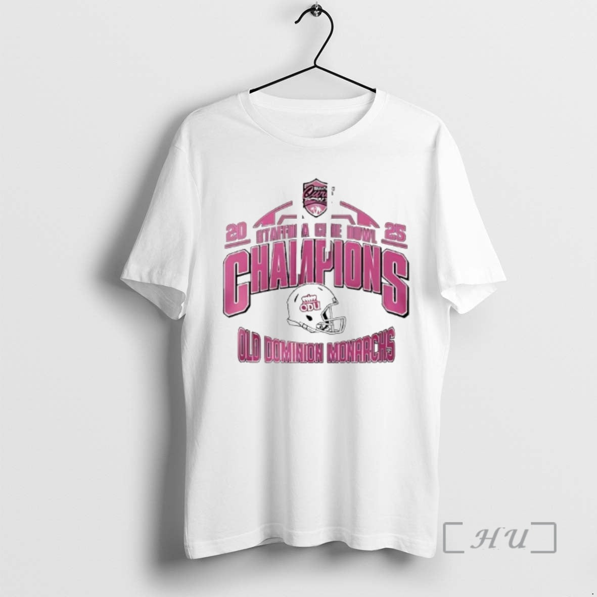 Officials Old Dominion Monarchs 2025 Cure Bowl Champion Helmet T-Shirts, Hoodie, Sweatshirt