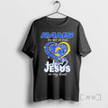 Officials Rams My Veins Heart Jesus My Heart T-Shirts, Hoodie, Sweatshirt