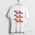Officials Tampa Bay Buccaneers She Is Football 2025 T-Shirts, Hoodie, Sweatshirt