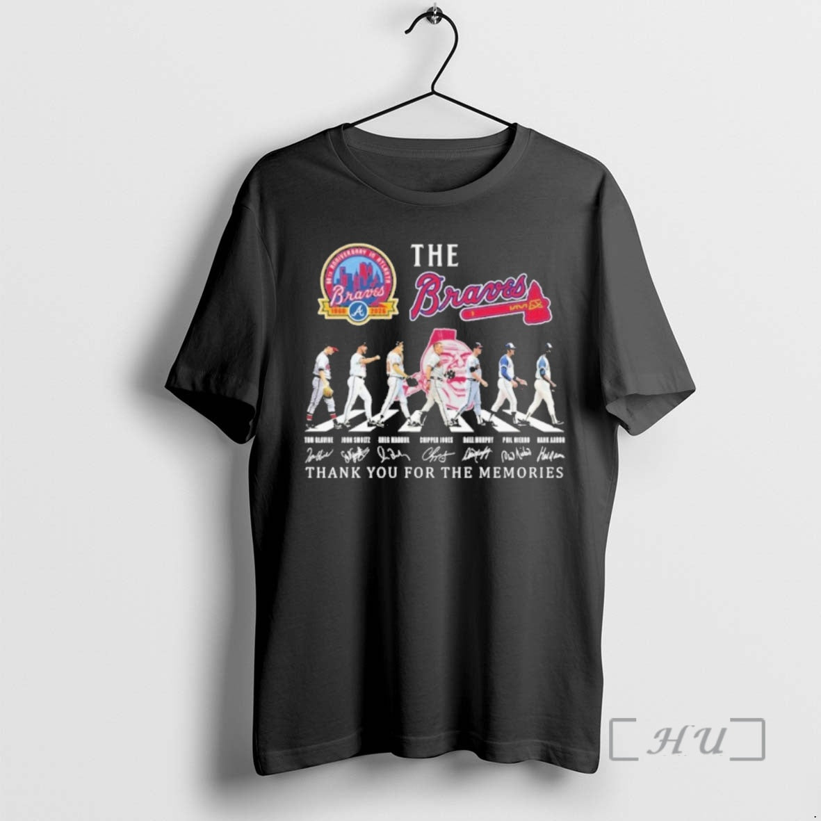 Officials Braves Team Player Abbey Road Signature Thank You Memories T-Shirts, Hoodie, Sweatshirt