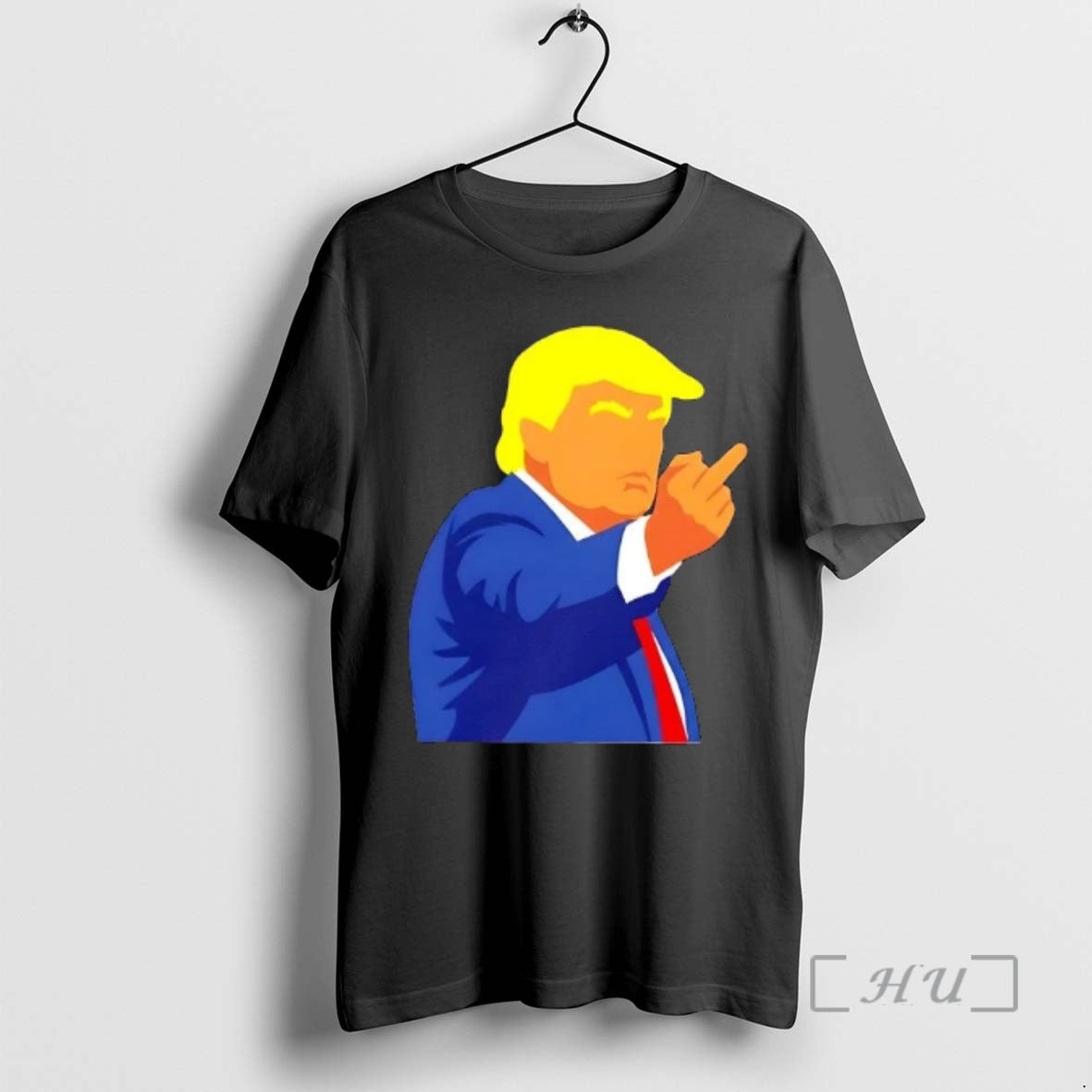 Officials Trump Golden Leaders One Finger Salute Cartoon T-Shirts, Hoodie, Sweatshirt