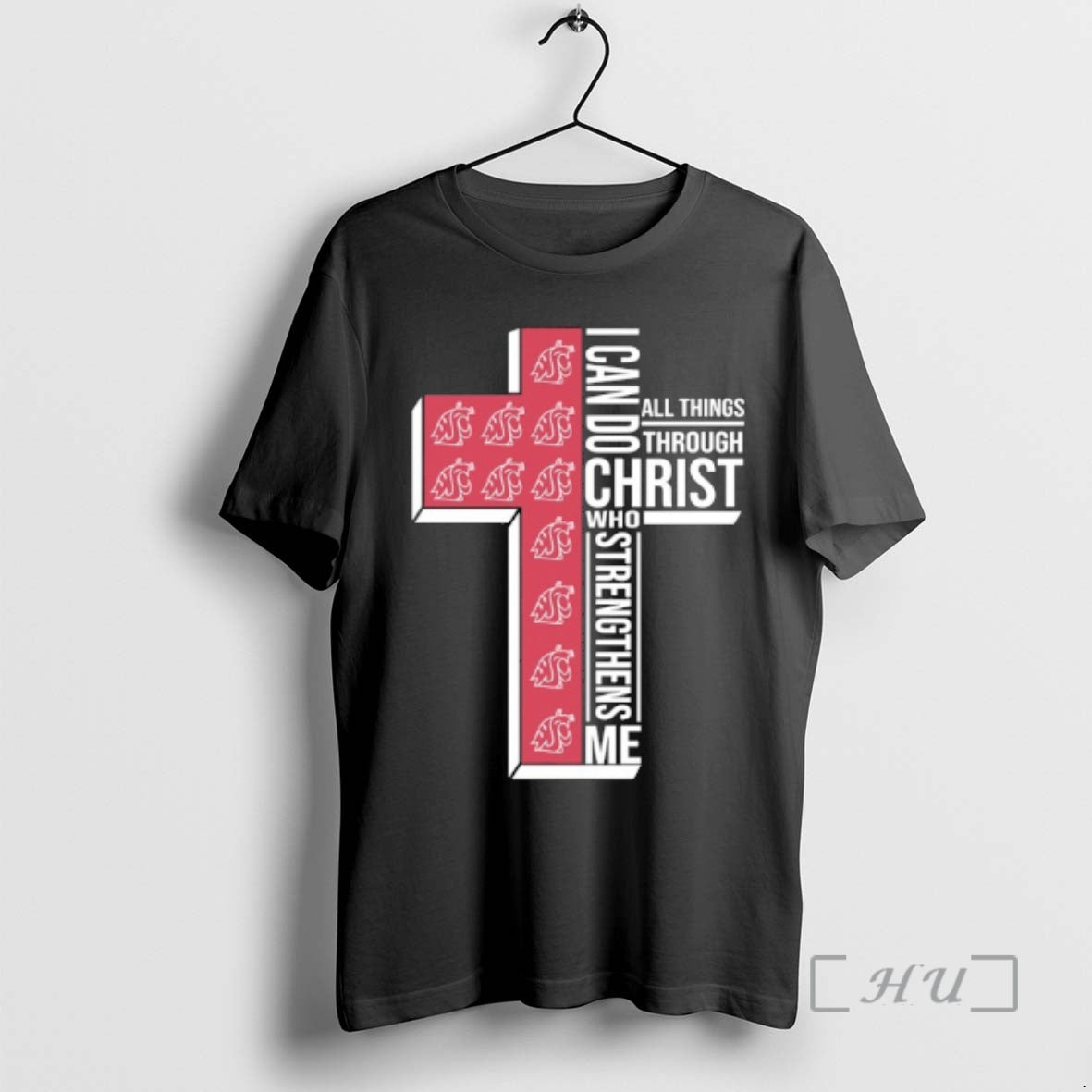 Officials Washington State Cougars Cross I Can Do All Things Through Christ Who Strengthen Me T-Shirts, Hoodie, Sweatshirt