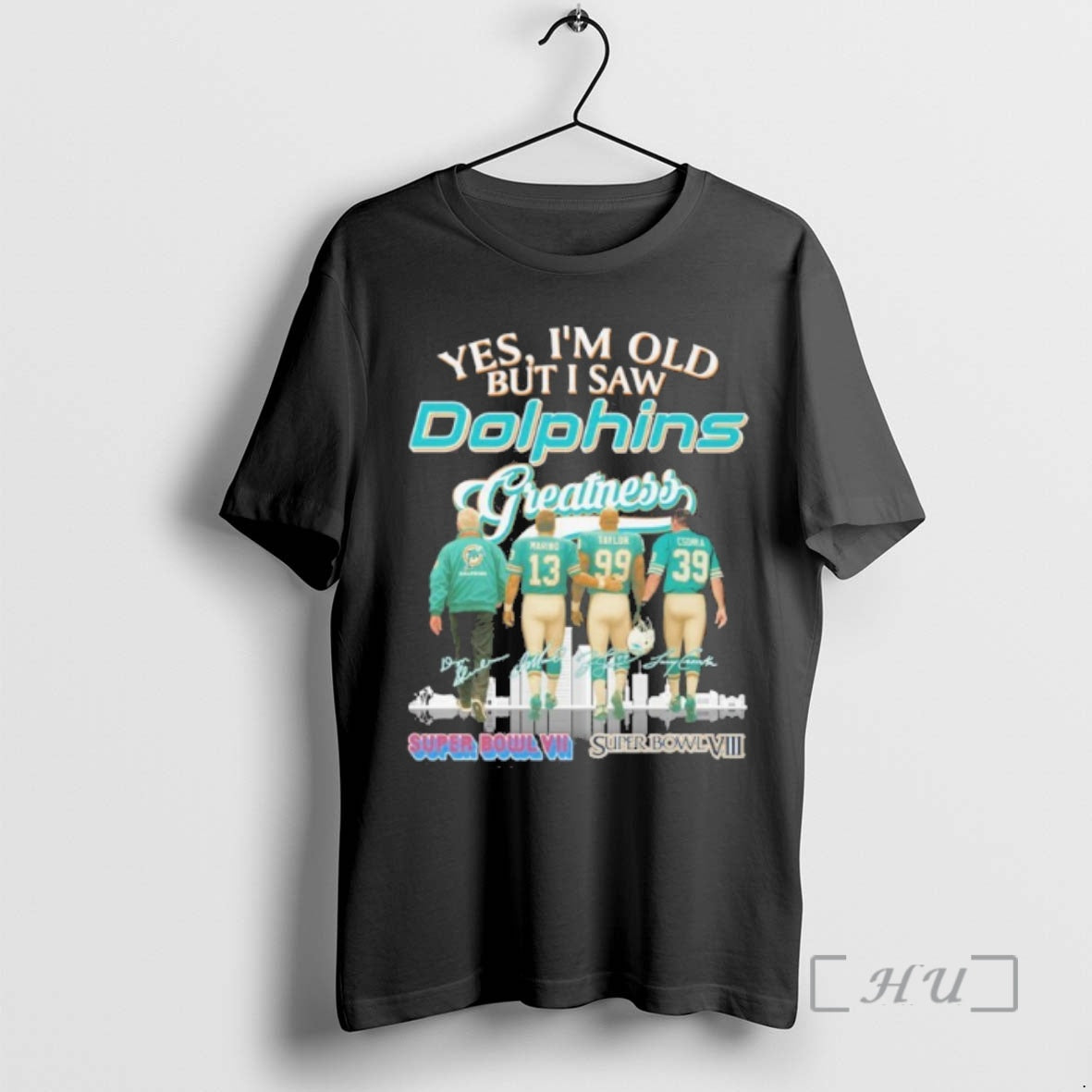 Officials Yes Im Old But I Saw Dolphins Greatness Player Signature City T-Shirts, Hoodie, Sweatshirt