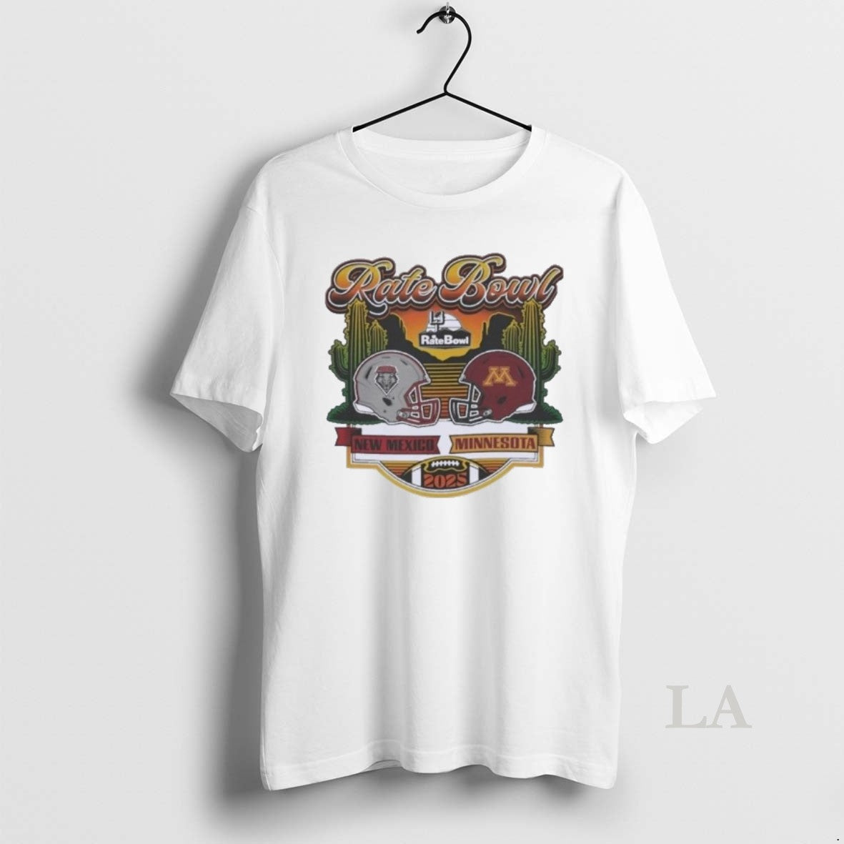 Original Rate Bowl 2025 New Mexico Lobos Vs Minnesota Golden Gophers Retro Matchup T-Shirts, Hoodie, Sweatshirt
