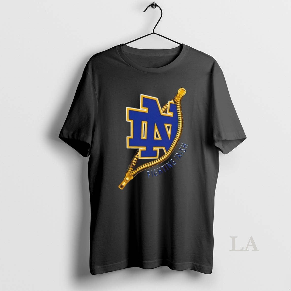 Original Zipper X Notre Dame Fighting Irish Football Logo T-Shirts, Hoodie, Sweatshirt