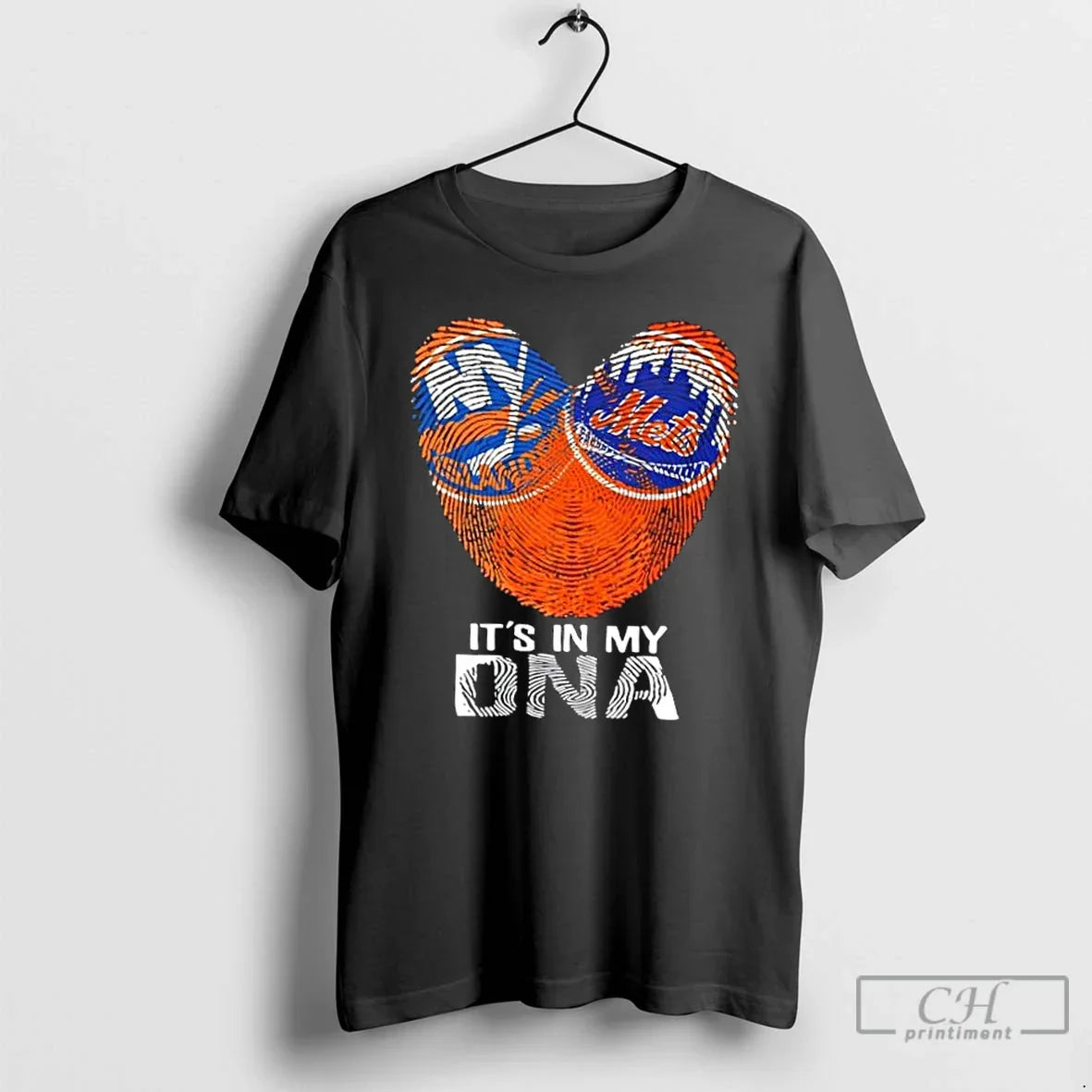 New York City Sports Islanders X Mets My Dna Fingerprint Heart T-Shirts, Hoodie, Sweatshirt