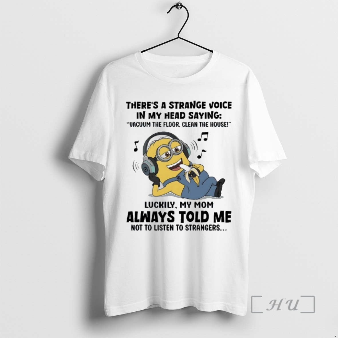 Trending Minions Theres Strange Voice My Head Saying Vacuum Floor Clean T-Shirts, Hoodie, Sweatshirt