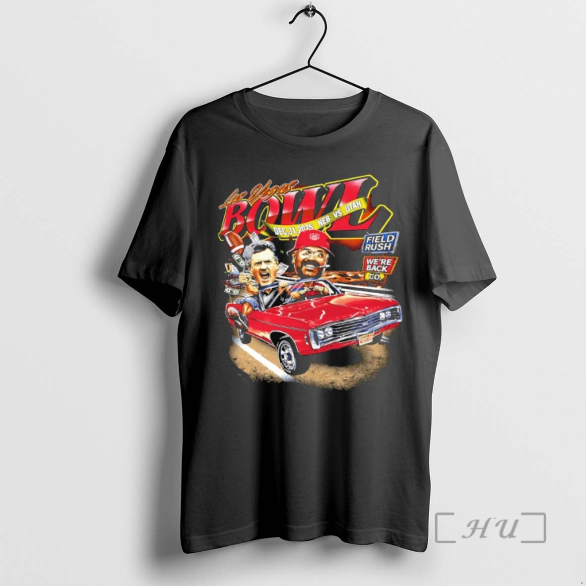 Trending Nebraska Utah 2025 Las Vegas Bowl Country Field Rush Were Back Go T-Shirts, Hoodie, Sweatshirt
