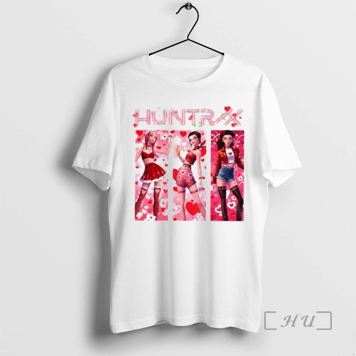 Trending Valentine Demon Hunters Huntrix Kpop Anime Girl T-Shirts, Hoodie, Sweatshirt