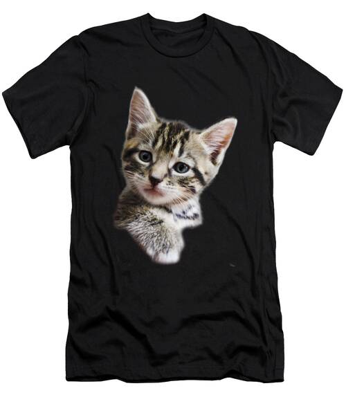 A Kittens Helping Hand On A Transparent Background T-Shirt