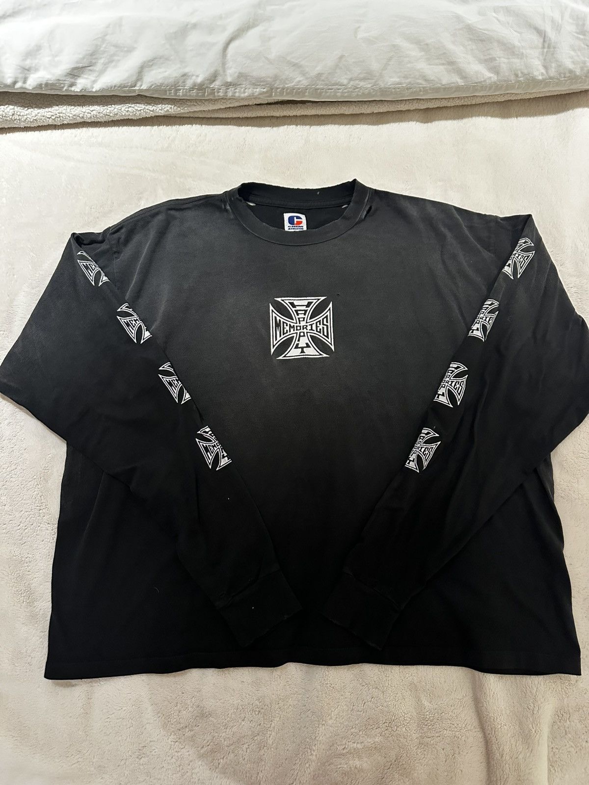 Hmdd Black Biker Long Sleeve Size Large
