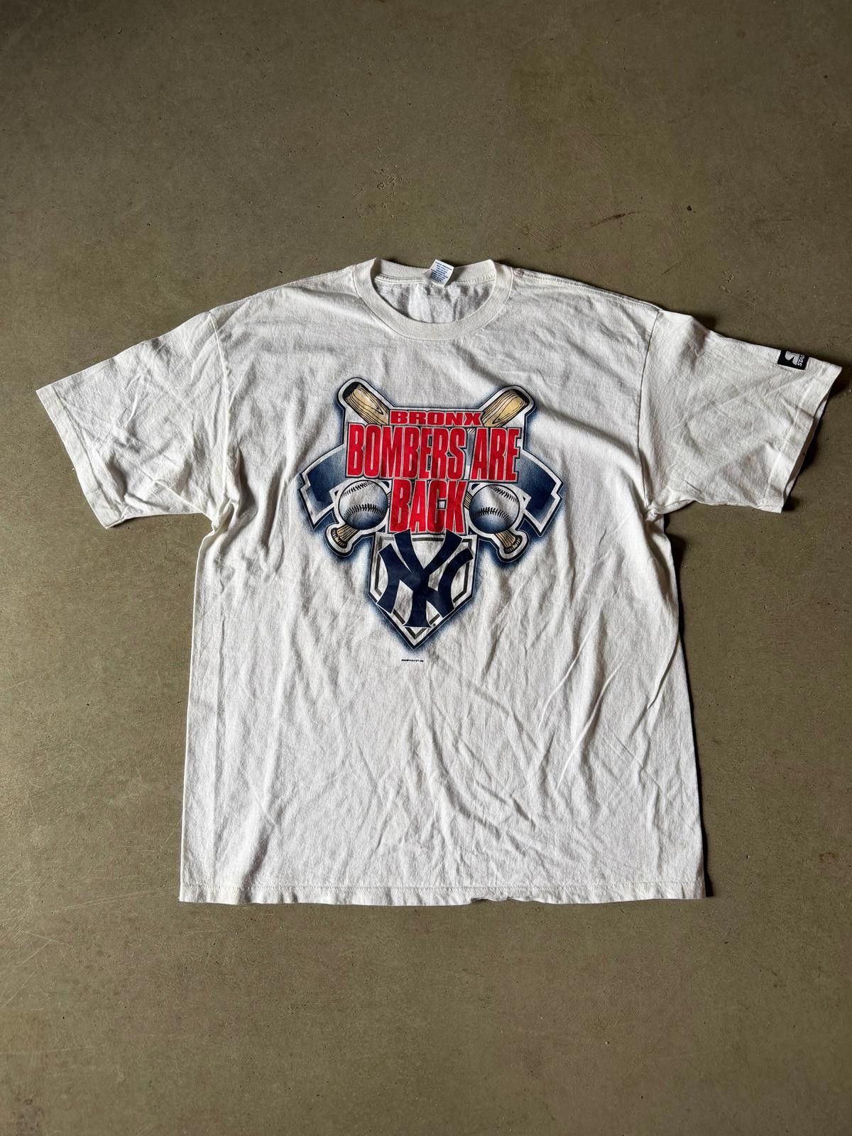 Starter Vtg New York Yankees Bronx Bombers Tee Sz Xl
