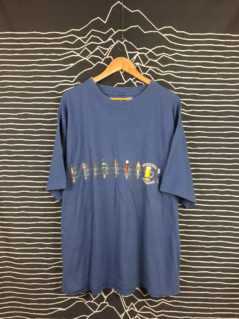 Vintage Newport Blue Weekend Warrior Beer Graphic Tee Hoodie, Sweatshirt | FlexRushtees.com