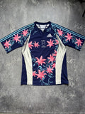 Adidas France Paris Sf Rugby Jersey Flowers Short Sleeves