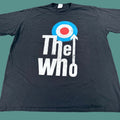 Gildan Vintage The Who T Shirt Black Target Logo Rock Band Music Mens 3xl Xxxl Graphic Tee Hoodie, Sweatshirt