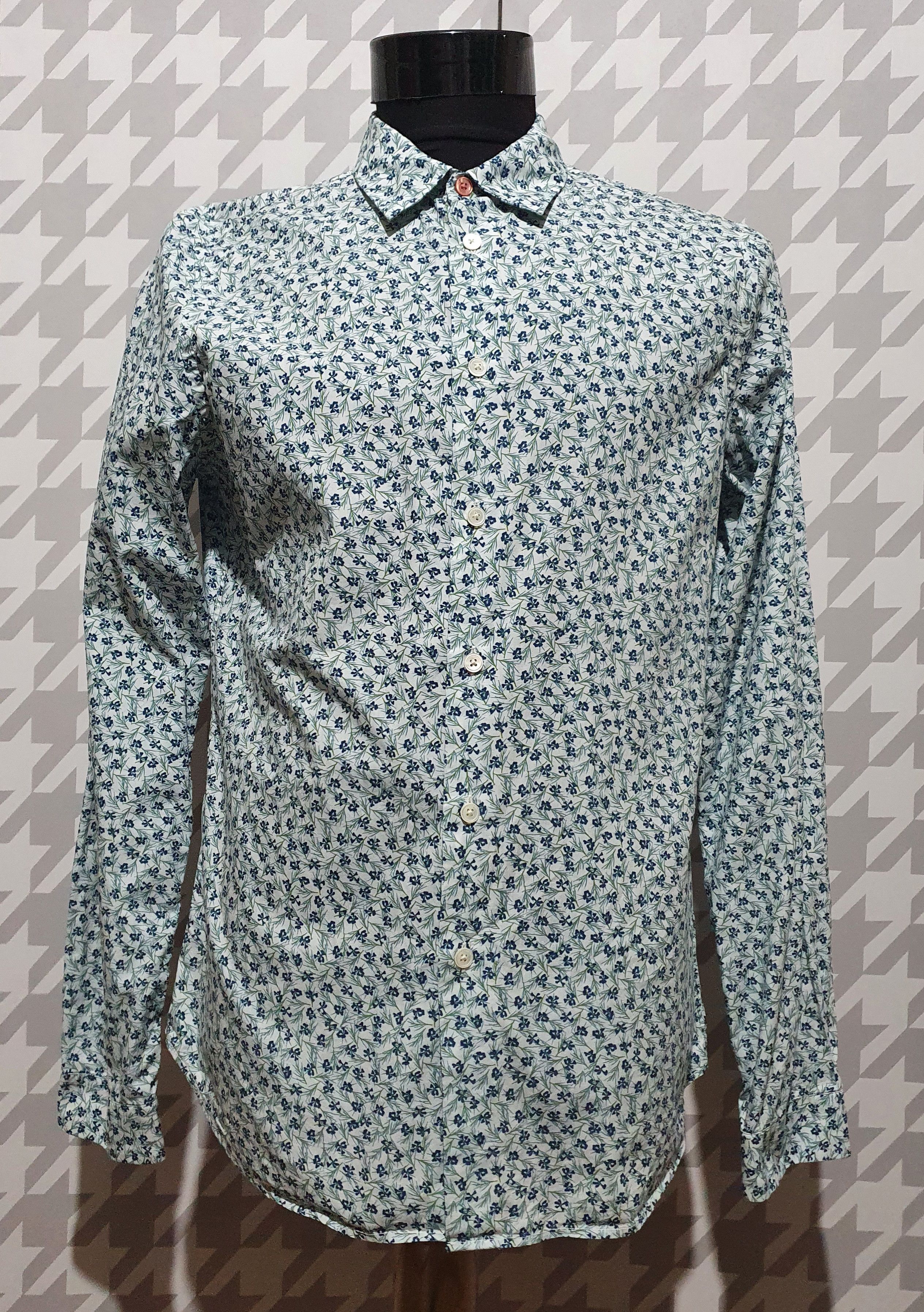 Paul Smith Floral Cotton Shirt Hoodie, Sweatshirt | AU16VibeMintTees.com