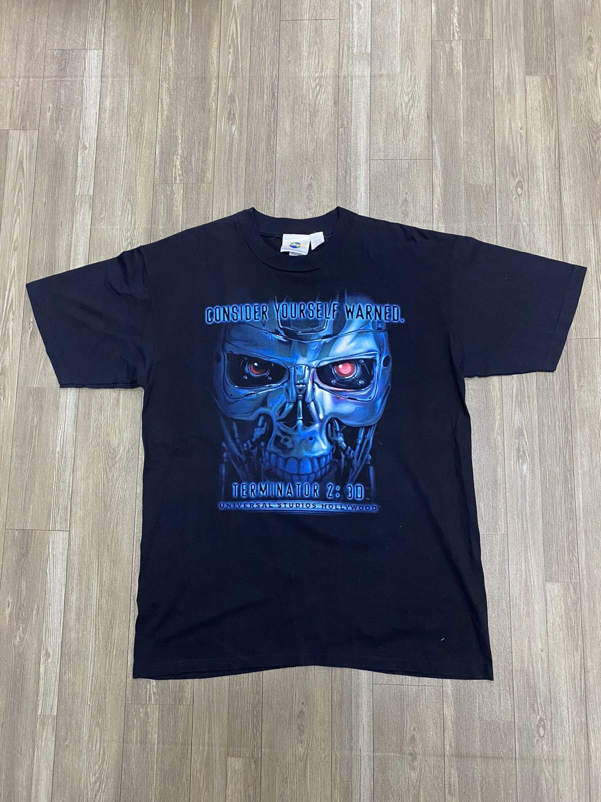 Vintage Terminator 3d Movie Graphic T Shirt