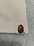 Bape M Abc College Tee White Blue Hoodie, Sweatshirt | FlexRushtees.com