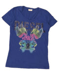 Diesel Womens Graphic T Shirt Top Uk 14 Large Blue Cotton Hoodie, Sweatshirt | FlexRushtees.com