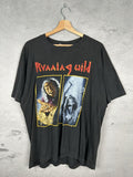 Band Tees Vintage Running Wild 1990 European Tour Ultra Rare Graphic Hoodie, Sweatshirt | FlexRushtees.com