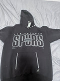 Salem Sportswear Vintage Spurs 1991 Black Salem Hoodie T-Shirts, Sweatshirt | FlexRushtees.com