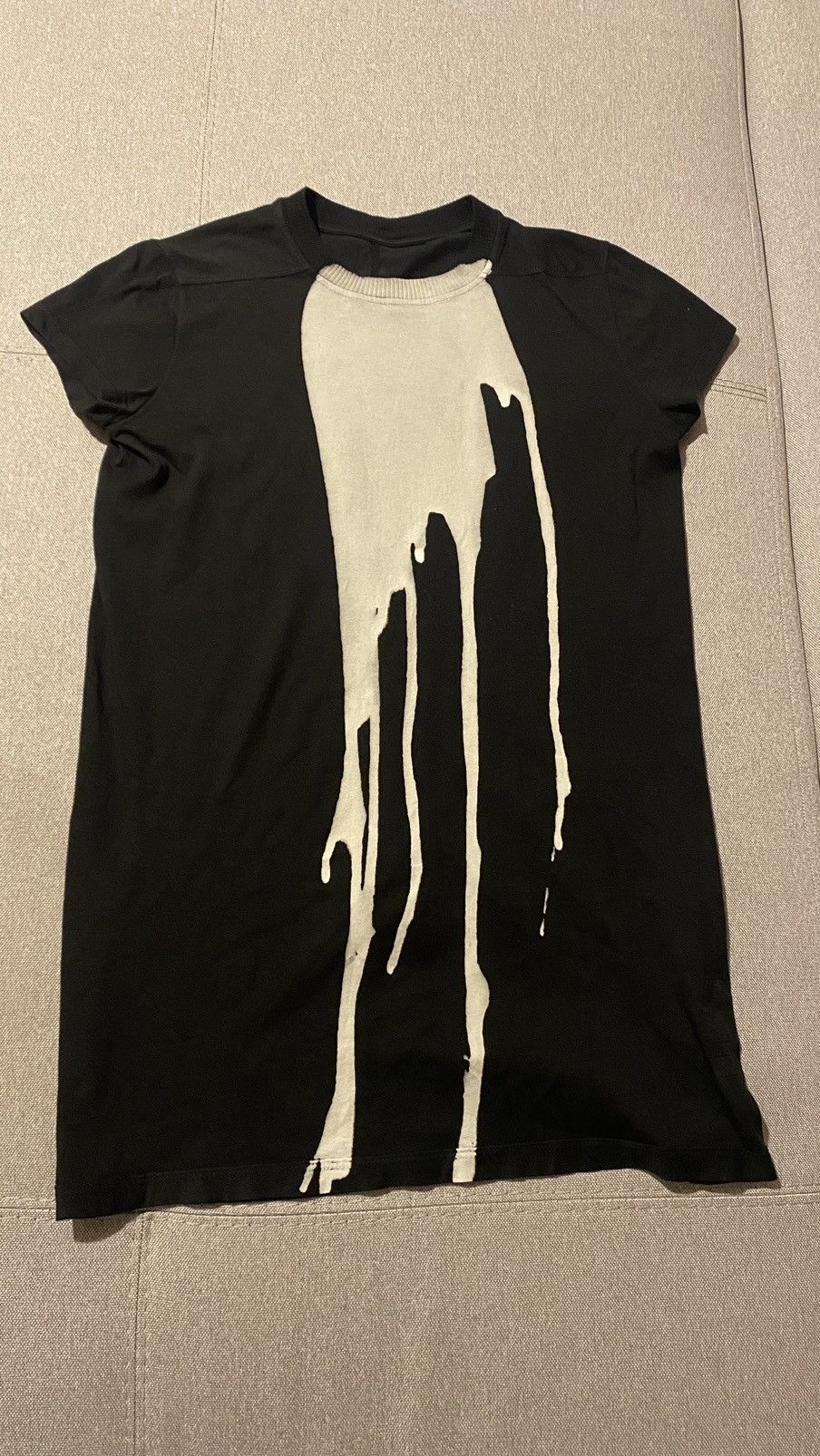 Owens Rick Owens Mastodon Bleach Vomit T Shirt