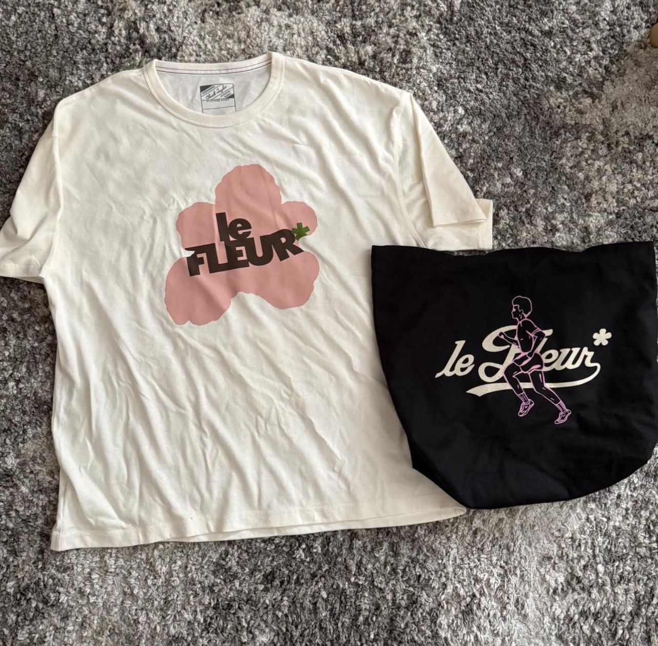 Le Fleur Golf Le Fleur Le Fleur Flower Tee W Exclusive Tote