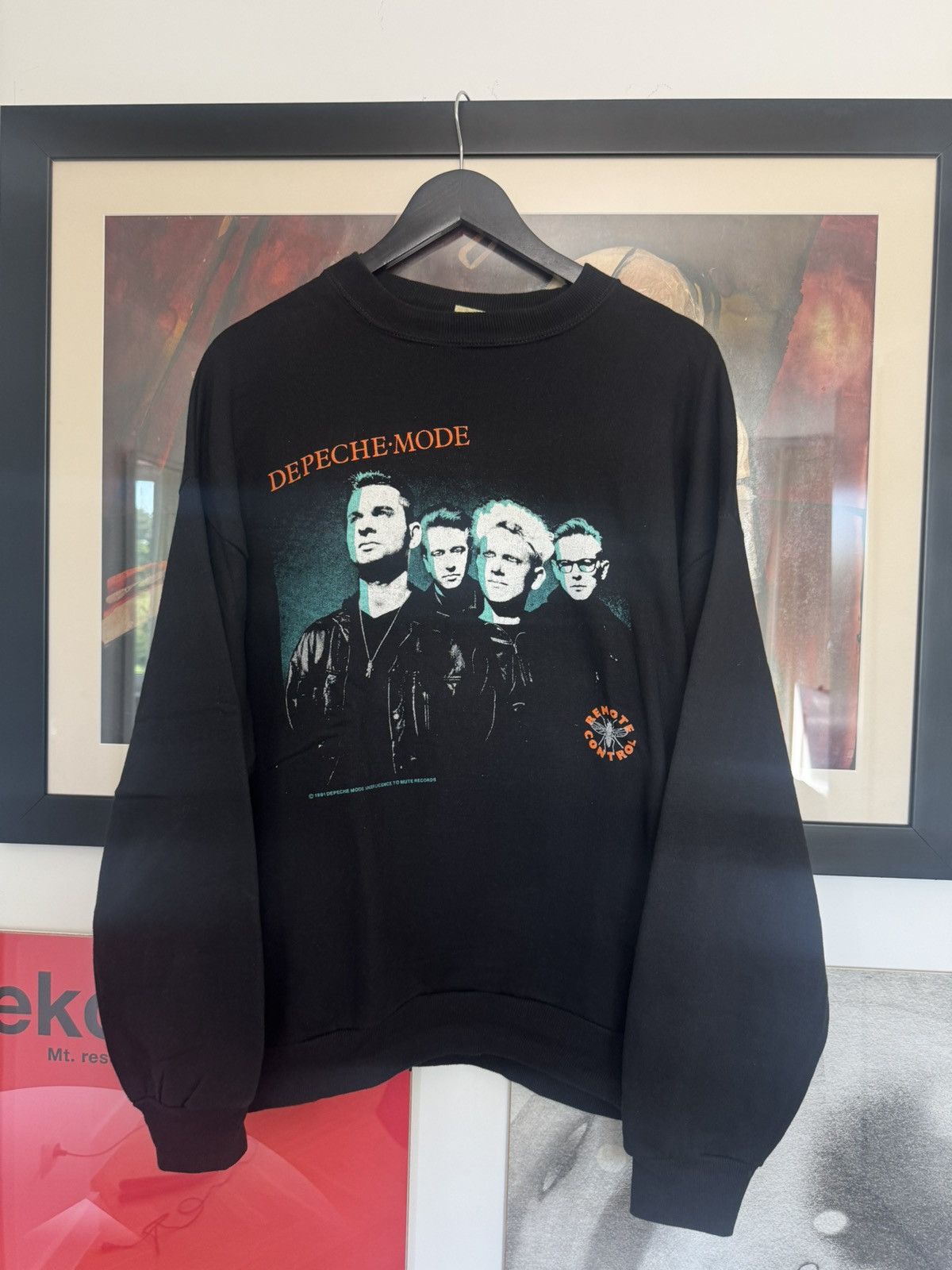 Vintage 90s Depeche Mode Remote Control Pop Music Band Crew T-Shirts, Hoodie, Sweatshirt | FlexRushtees.com