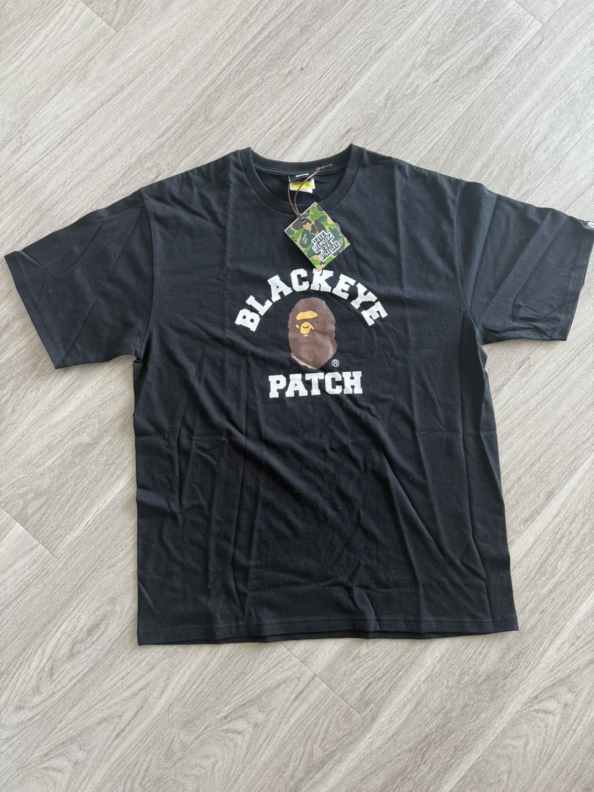 Bape Black Eye Patch College Tee Hoodie, Sweatshirt | FlexRushtees.com