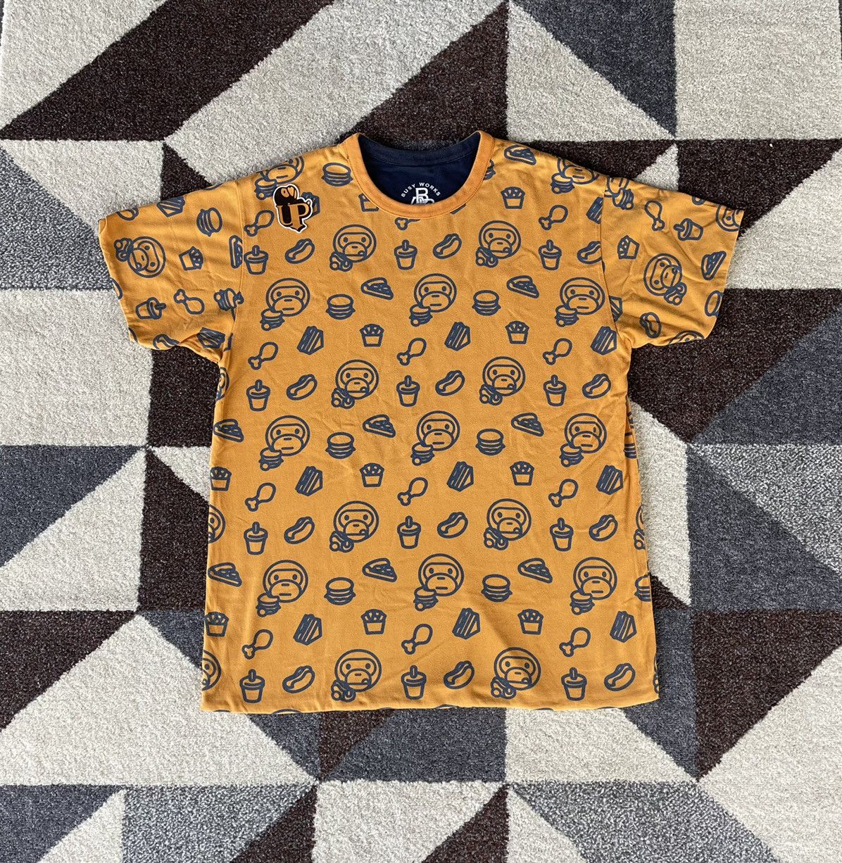 Og Bape Baby Milo Junk Food Reversible Tee Hoodie, Sweatshirt | FlexRushtees.com
