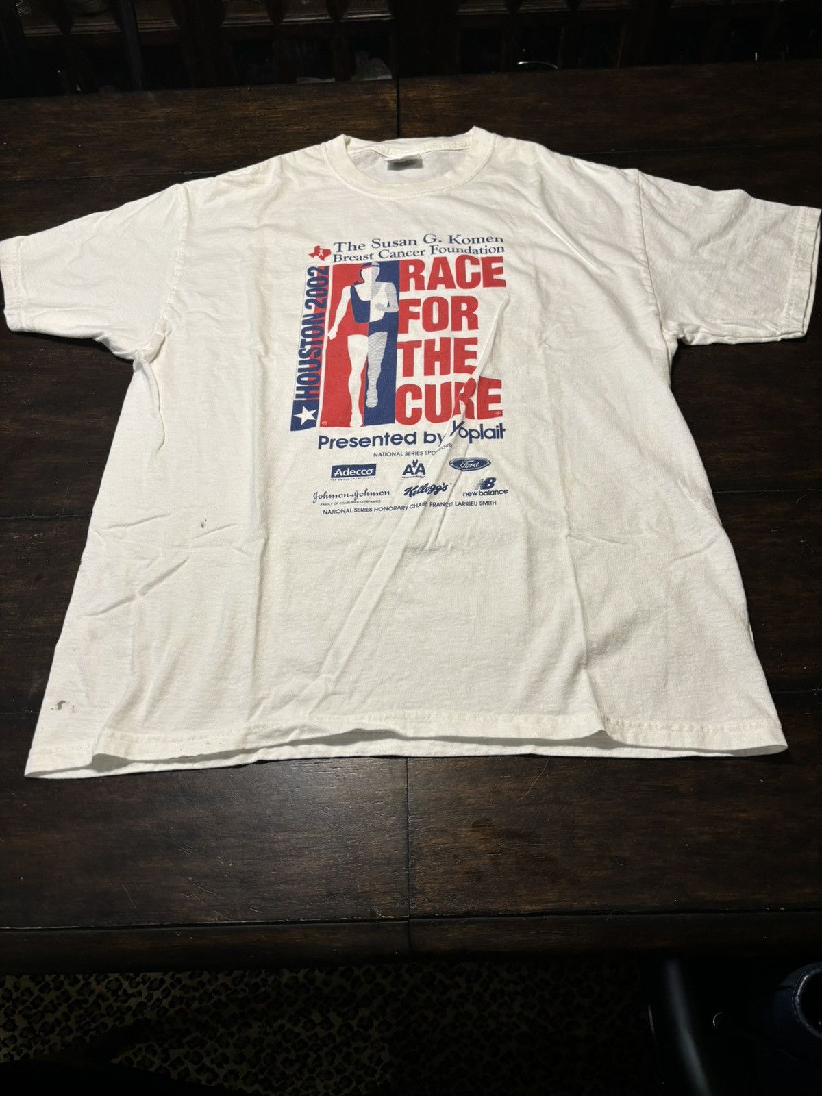 Vintage 2002 Race For The Cure Marathon T Shirt Hoodie, Sweatshirt | FlexRushtees.com