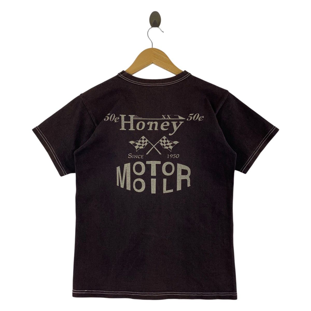 Flat Head The Flat Head Honey Motor Oil Back Printed Tee Hoodie, Sweatshirt | FlexRushtees.com