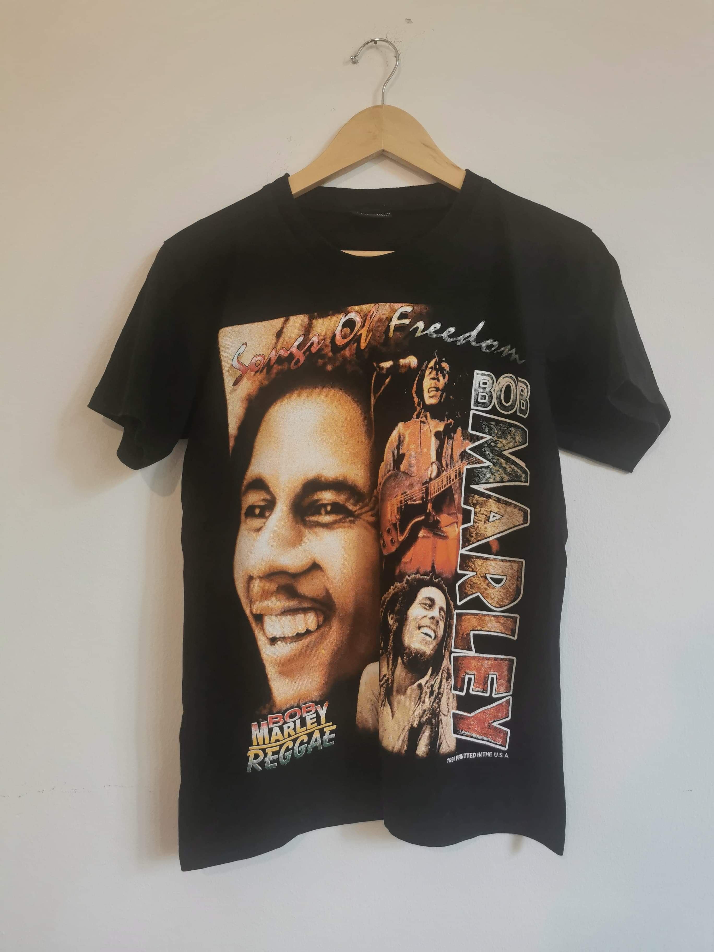 Bob Marley X Vintage Vintage Bob Marley Tee 1997 Hoodie, Sweatshirt | FlexRushtees.com