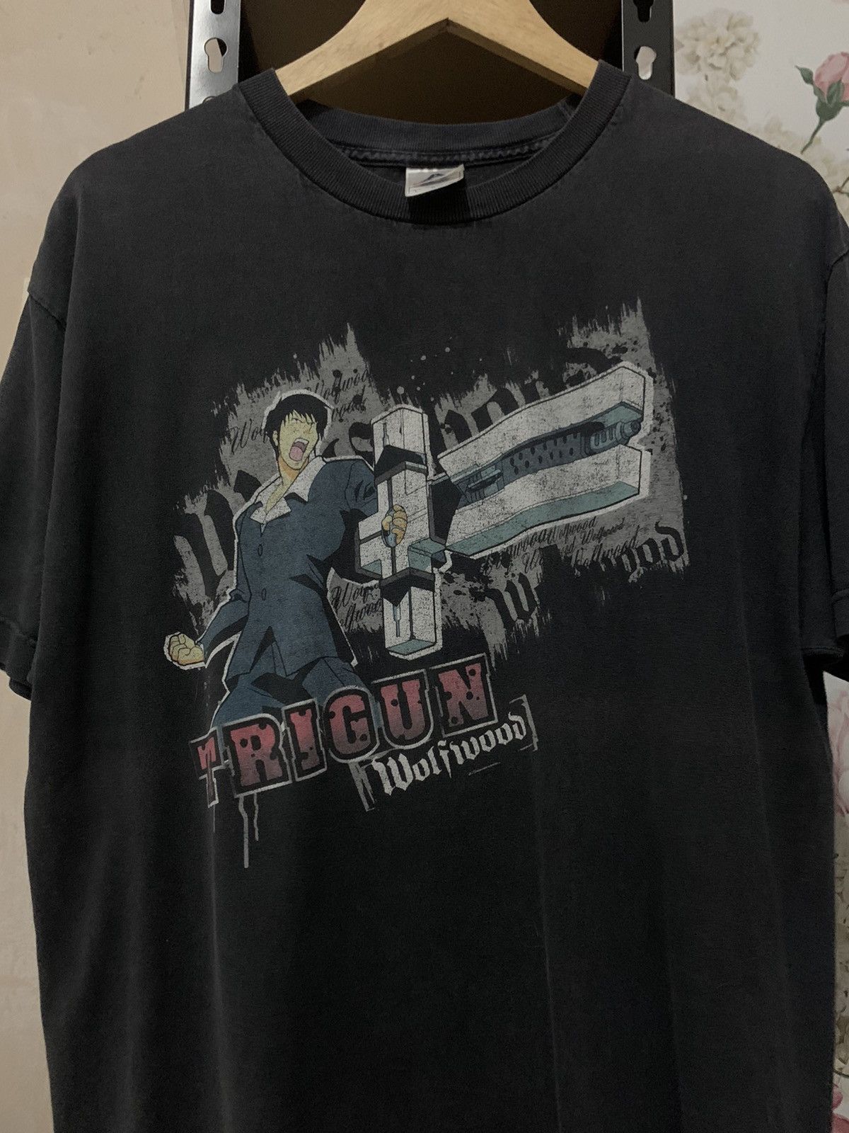 Japanese Brand X Vintage Vintage Trigun Wolfwood Anime Manga Shirt