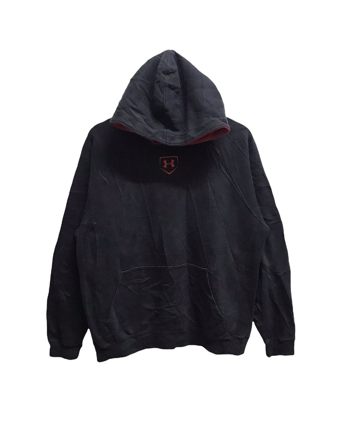 Armour Under Armour Sweatshirt Hoddie Big Logo Black