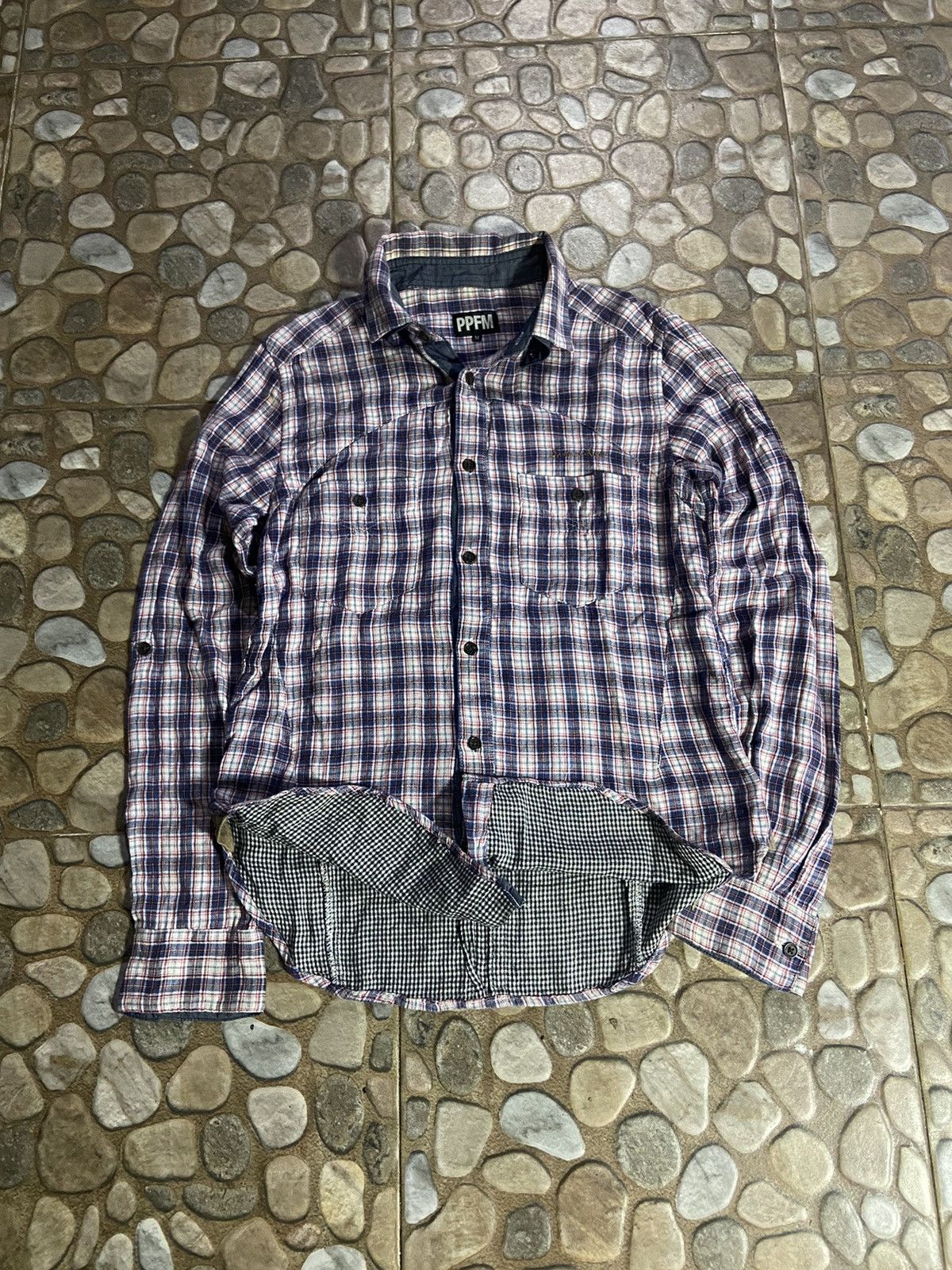 Vtg Ppfm Long Shirt Japanese Hoodie, Sweatshirt | FlexRushtees.com