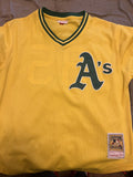 Mitchell Ness Ricky Henderson Oakland Athletics Jersey