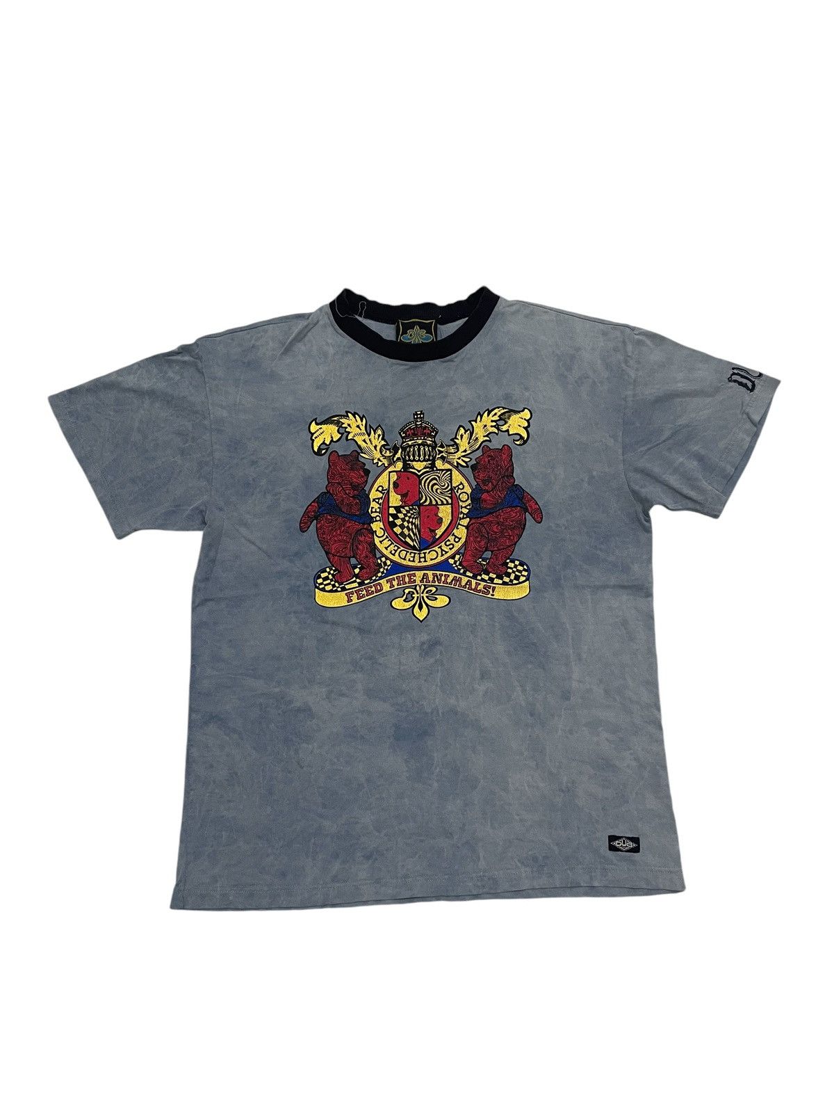Vintage Dub Factory Royal Psychedelic Bear Tyedie Tees