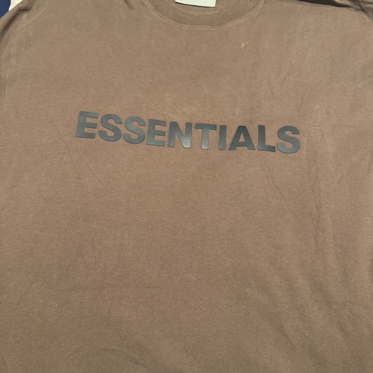 Essentials Tee Brown Hoodie, Sweatshirt | FlexRushtees.com