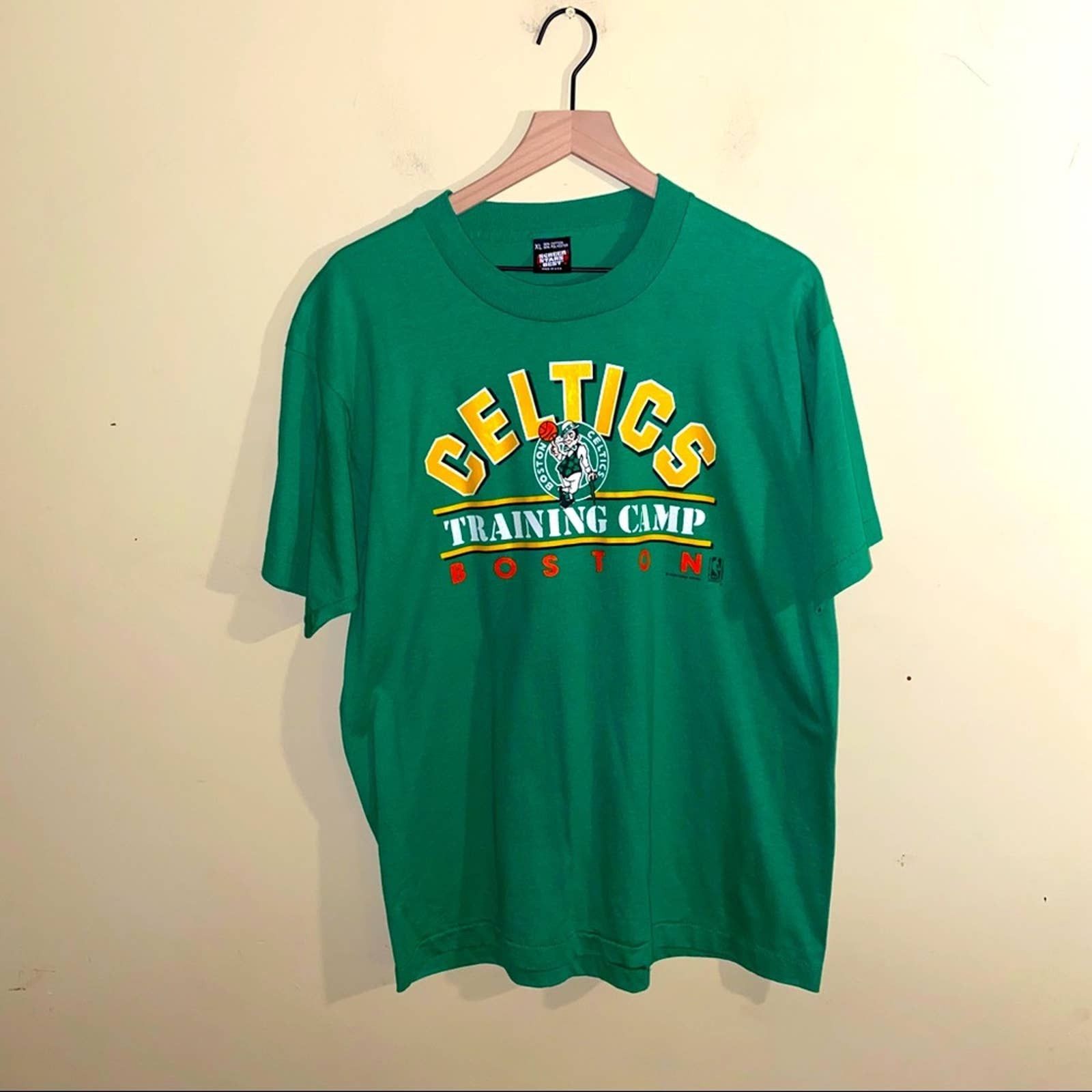 Vntg Nba Boston Celtics Training Camp Tee Size Xl Hoodie, Sweatshirt | FlexRushtees.com