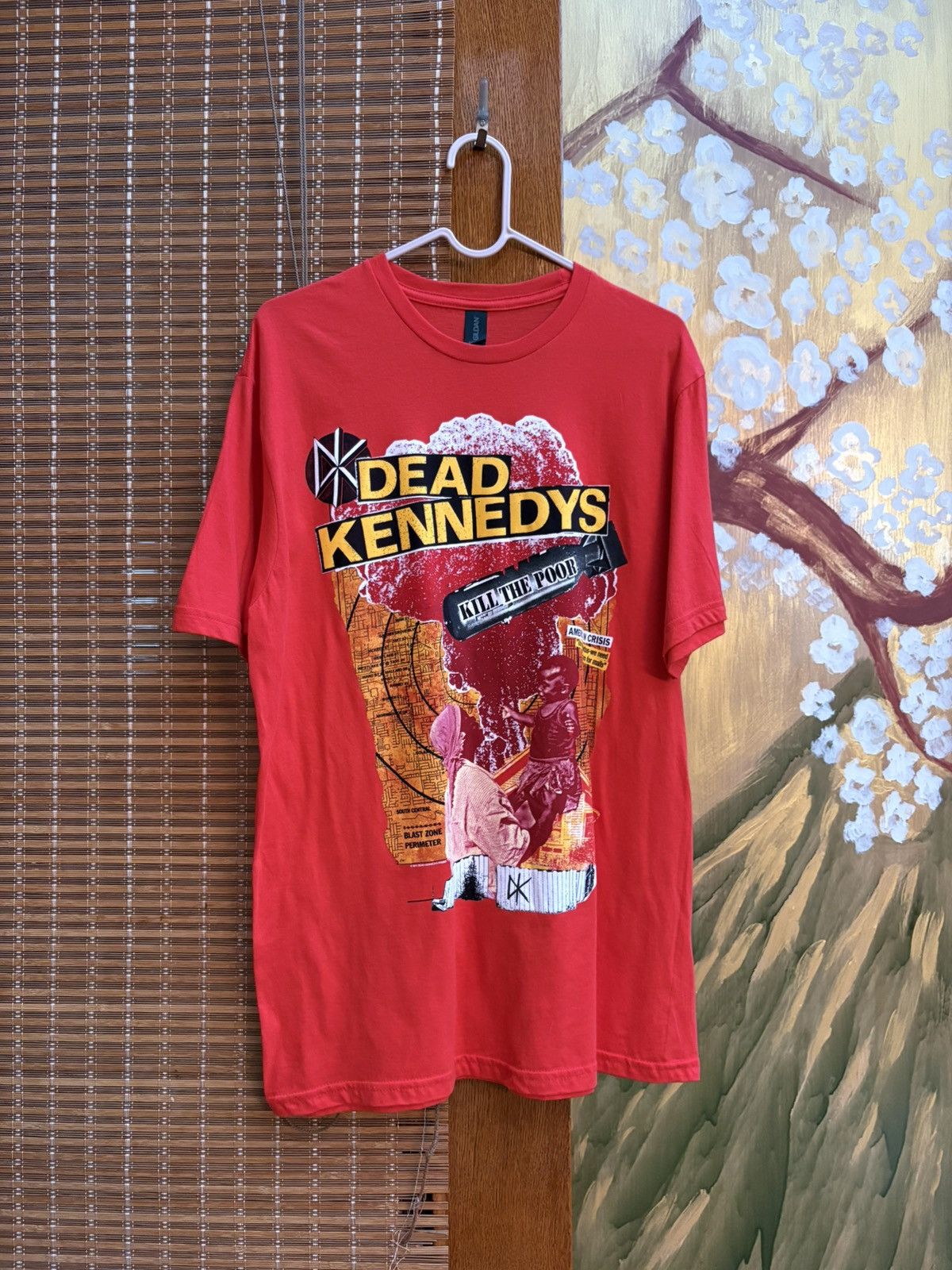 Kennedys 2011 Dead Kennedys Kill The Poor Red T Shirt Size M Hoodie, Sweatshirt | FlexRushtees.com