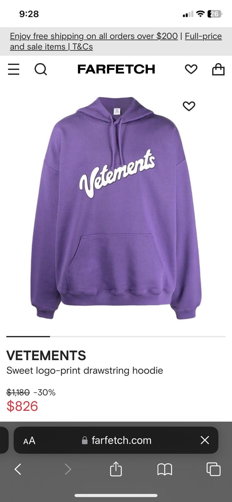 Vetements Sweet Logo Drawstring Hoodie T-Shirts, Sweatshirt | FlexRushtees.com
